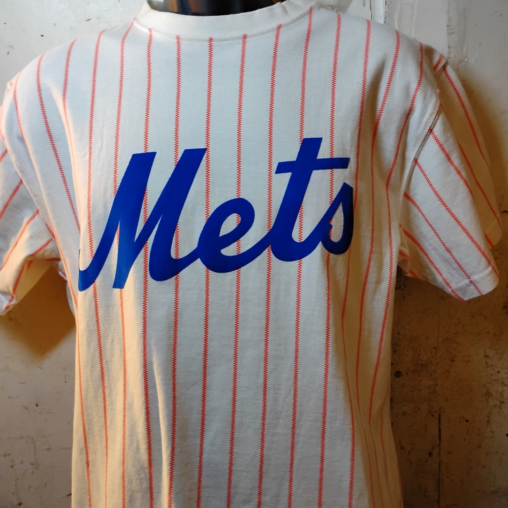 Mitchell & Ness (OFFICIAL LICENSED PRODUCT) White and Orange Striped Jersey
